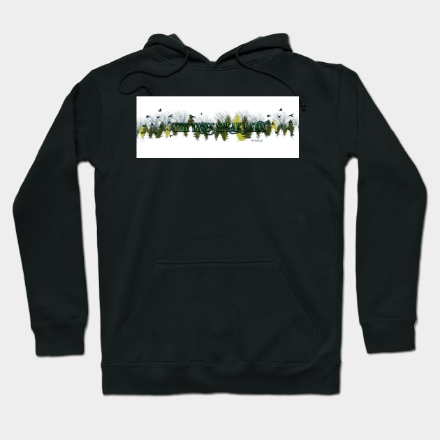 The Trees Speak Latin Hoodie by AvviareArt